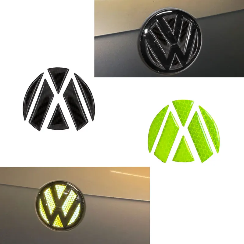 Auto Exterior Decorative Sticker Car Tail Trunk Lid Emblem Decals Car Styling For Jetta B6 GOLF 4 5 6 7 Tiguan Polo Accessor