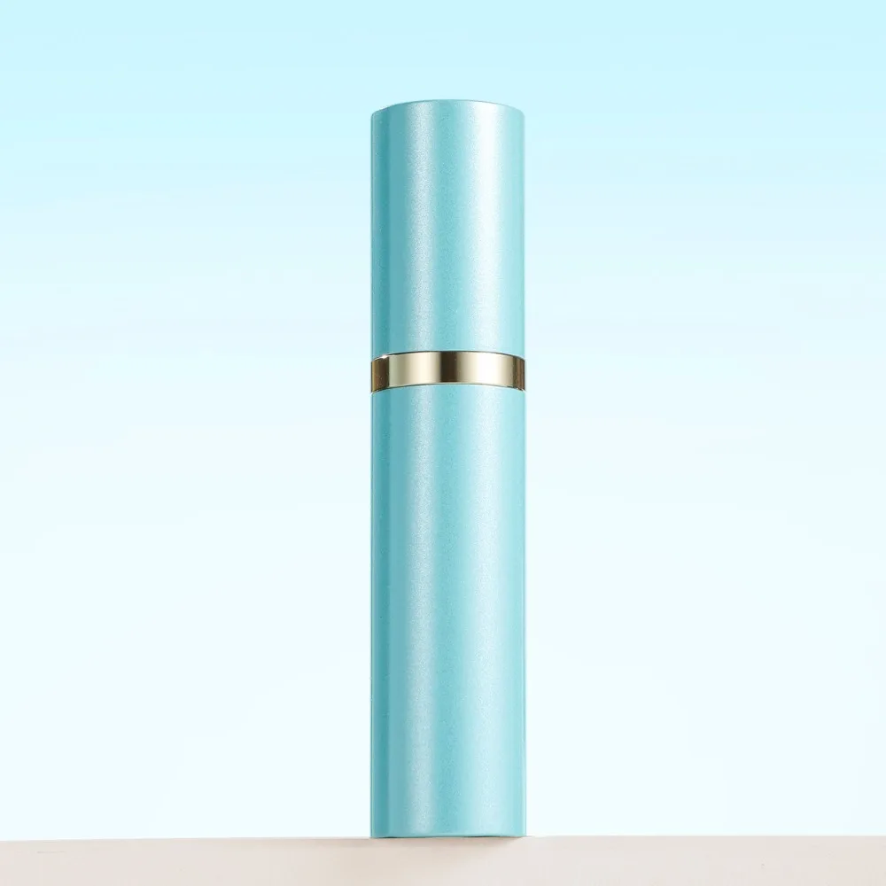 5 ml Größe Bodenfüllflasche Feiner Nebel Nano-Düse 5 ml Sprühflasche Aluminium Selbstpumpen Reisezerstäuber Unterabfüllung