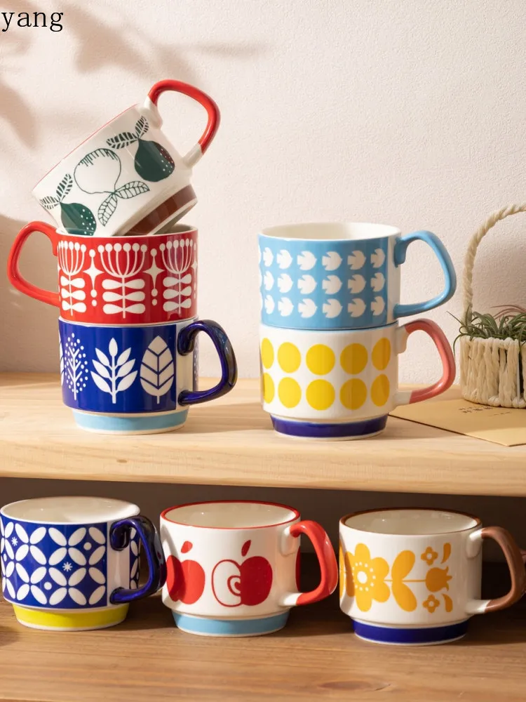 LMM high-value water cup office stacked household housewarming water cup