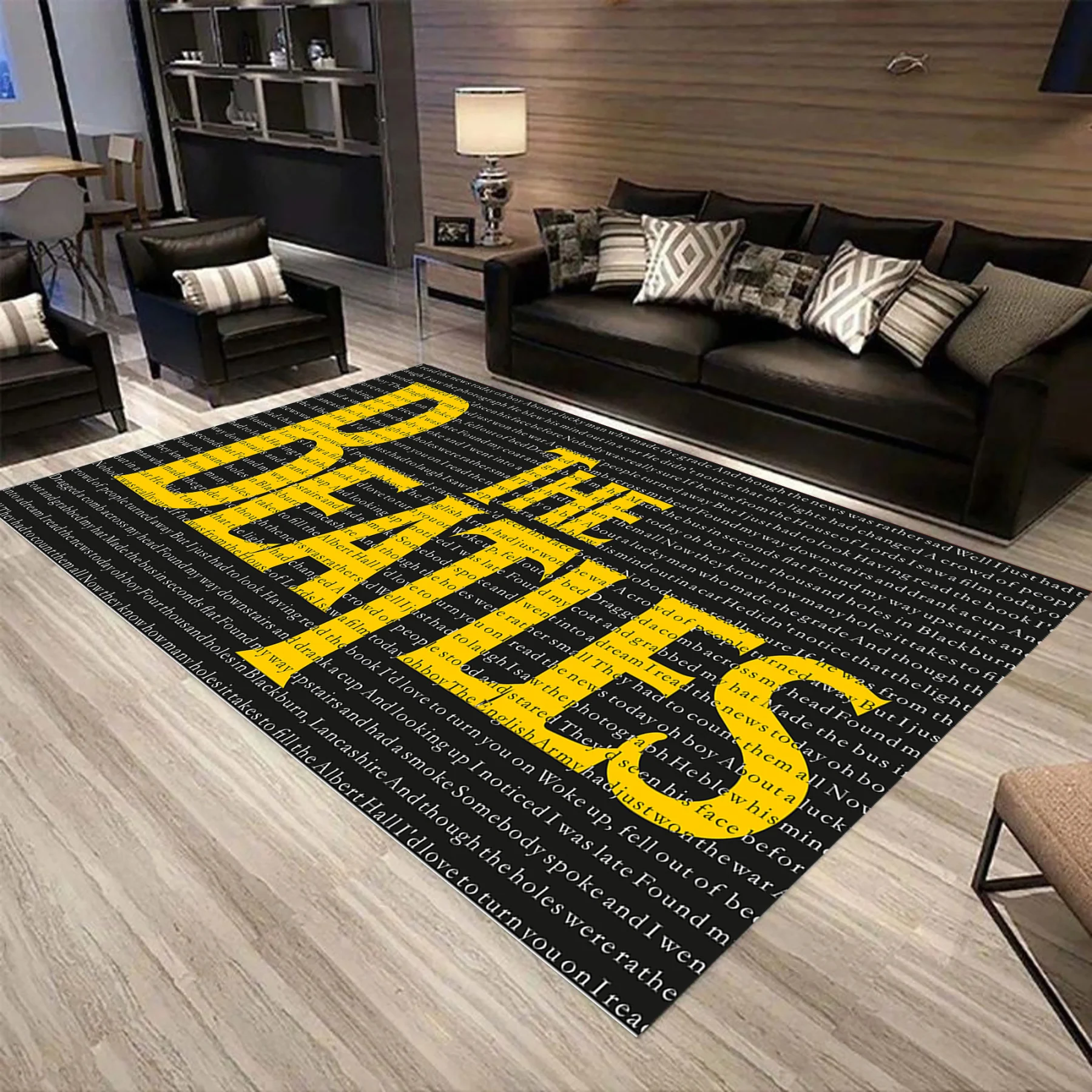 

The Beatles Rug, Legends Rug, 60s Modern Rug, New Season Carpets, non-Slip Area Rug,Home Decor, For Living Room, Elite Rug, ma267