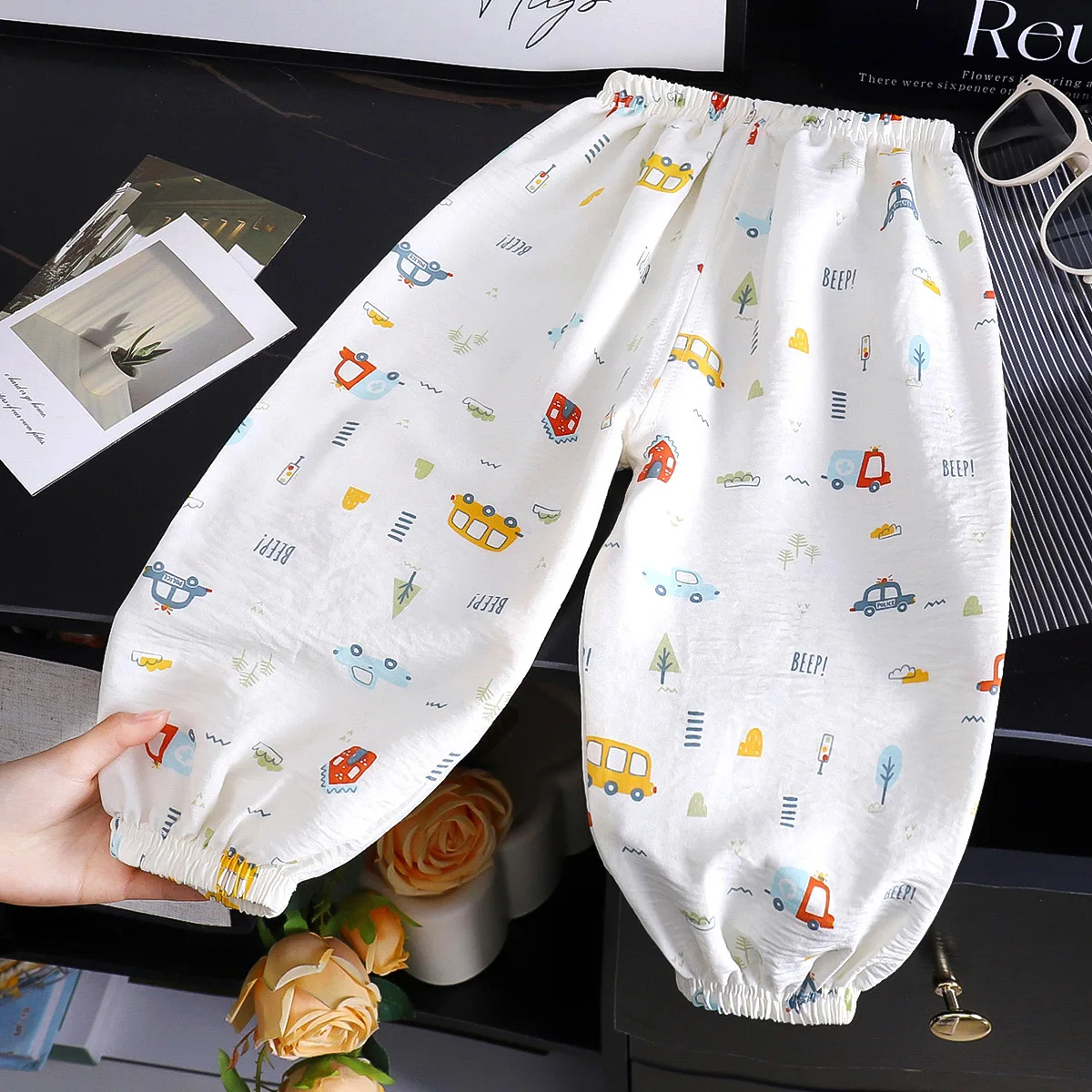 Summer Children's Anti-mosquito Pants Thin Section of Small and Medium Sized Pants For Boys and Girls