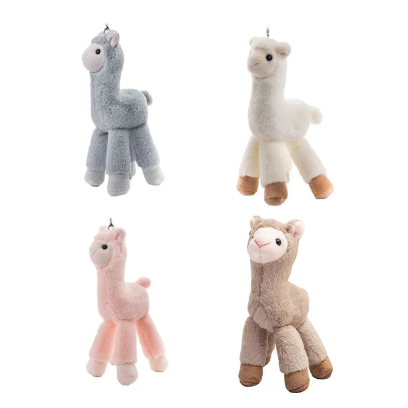 

Alpacas Keychain for Toy Machine Gift Carnival Prizes for Kids Backpack