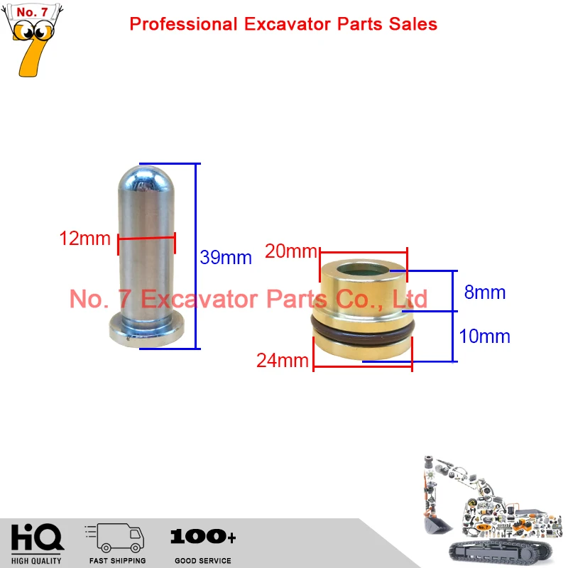 Excavator accessories for  IHI 25J Caterpillar CAT E307V2  joystick handle bullet head