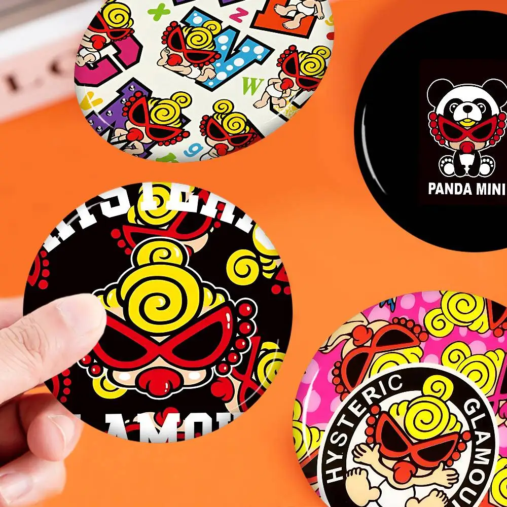 high quality H-Hysteric M-Mini brand New  Brooches Soft Button Pin Funny Silly Gnarpy on A Skateboard Meme Badge Gamer Gifts