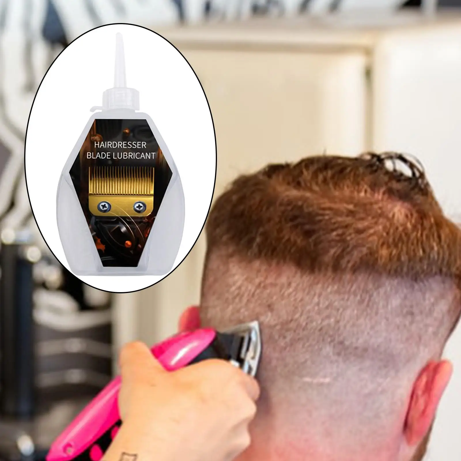 Afeitadora eléctrica con cuchilla para recortar el pelo, aceite de reparación de lubricante, paquete de 3-6