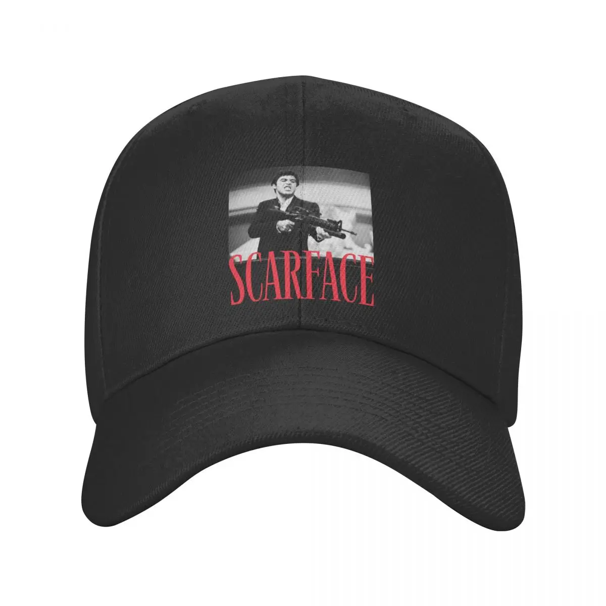 Scarface Tony Montana Big Guns Baseball Cap Adult Pacino Gangster Movie Adjustable Dad Hat for Men Women Sports Snapback Hats