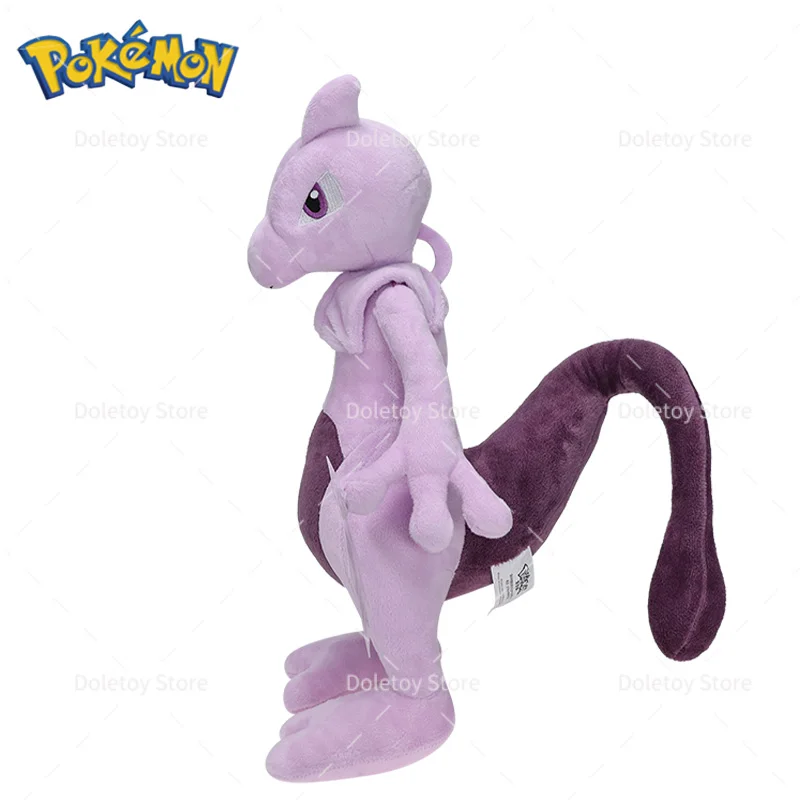 37cm Original Pokemon Plush Toy Mewtwo Anime Soft Stuffed Animal Toy Kawaii Cartoon Dolls Christmas Birthday Gifts for Children