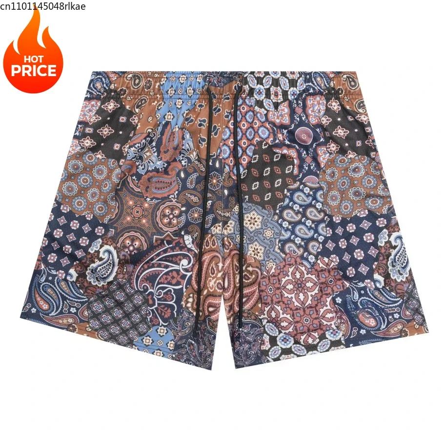 

2025-2026 3D Brown Paisley Print Men's Shorts - Quick Dry Breathable Retro Trendy Sports Fundamentals