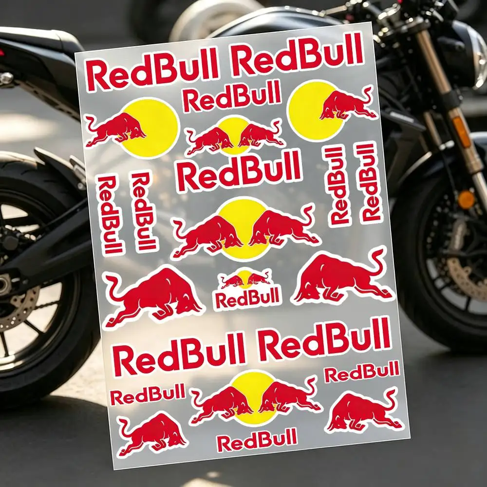 Graffiti Stickers Waterproof PVC Decals For Car B-B-ull Motorcycle Skateboard R-R-ed Sticker Helmet Notebook