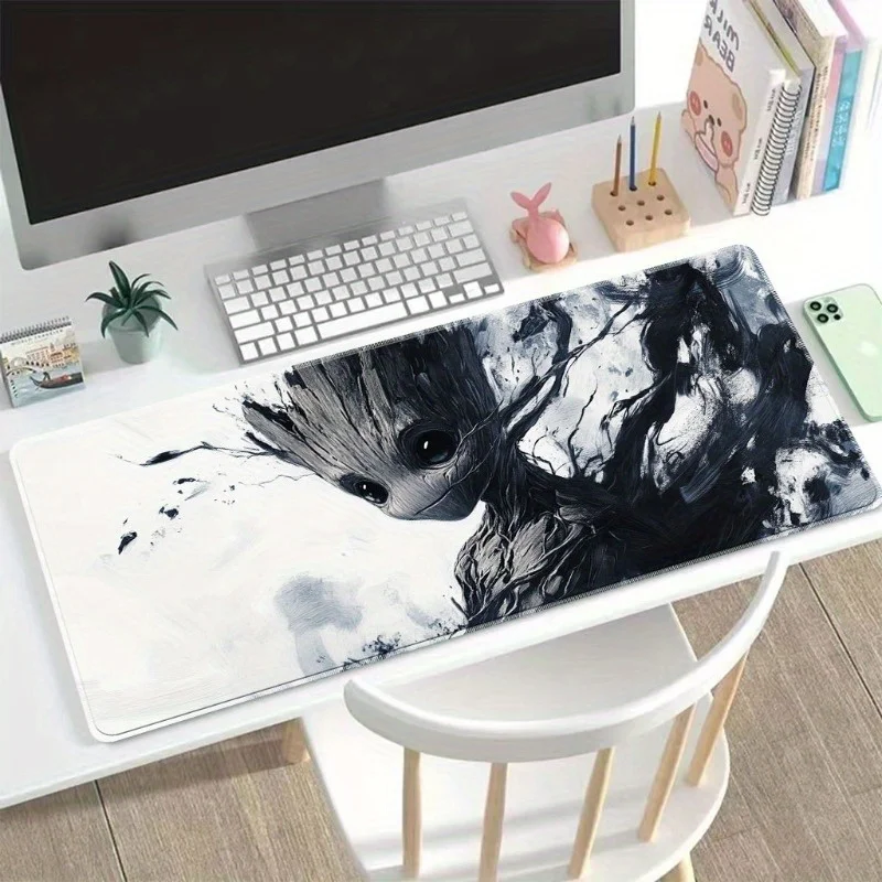 [معتمد] أبطال في أطراف أصابعك!" لوحة ماوس Marvel Universe Superhero Groot Gaming Mouse Pad Office لوحة مفاتيح هدية لـ