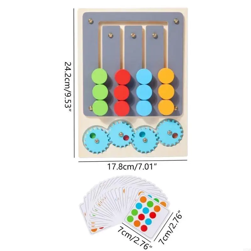 H55B Toddler Logical Game Toy Couleur Forme Match Match Fine Motor Education Supplies