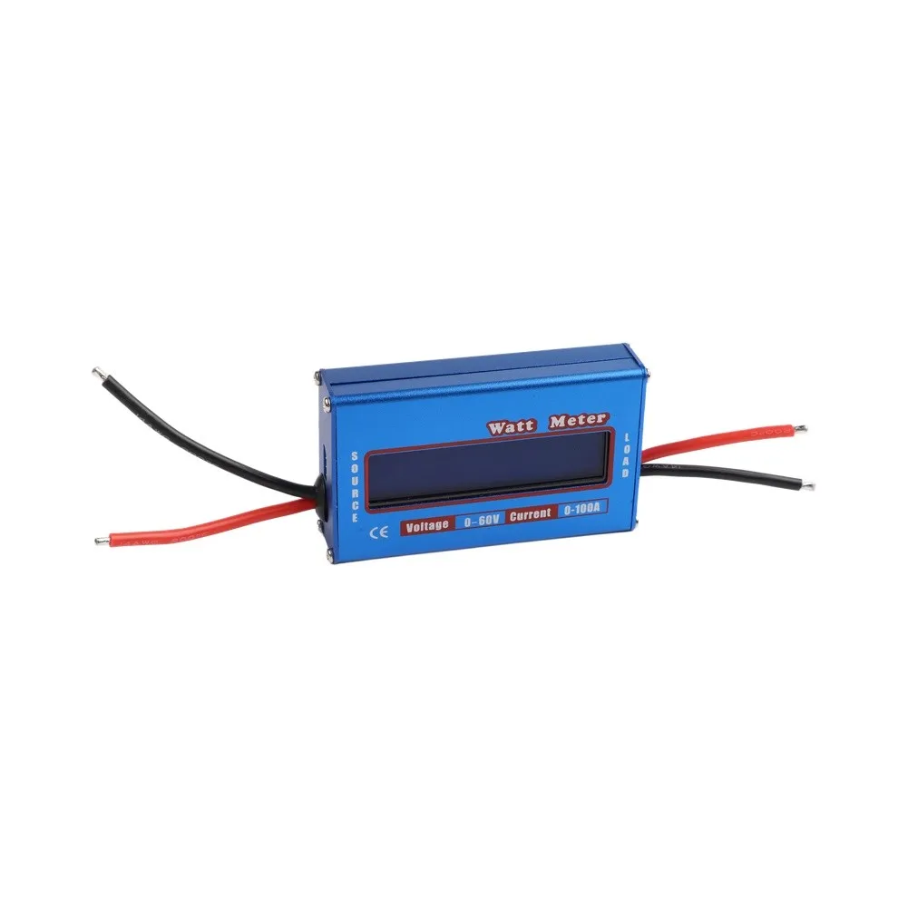 0-100A 60V Digital LCD Power Analyzer Meter High 0.01A Resolution For Solar Wind RC Battery Pack System Testing Tool
