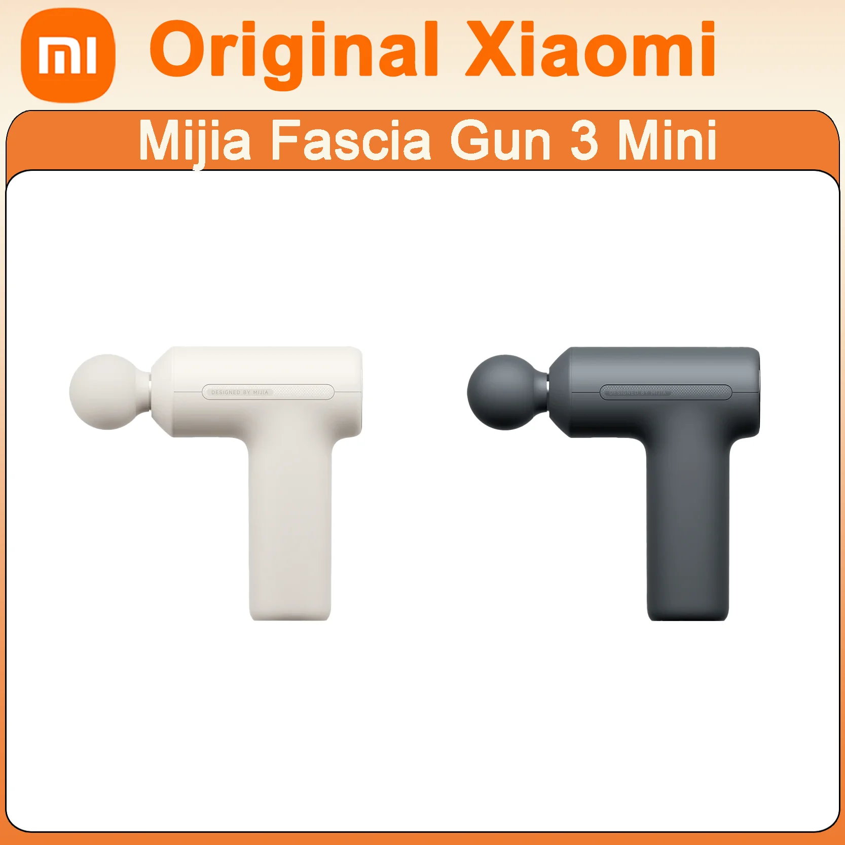 

Original XIAOMI Mijia Mini Fascia Gun 3 12kg Thrust Brushless Silent Motor 3 Massager Heads Portable Muscle Massage Gun