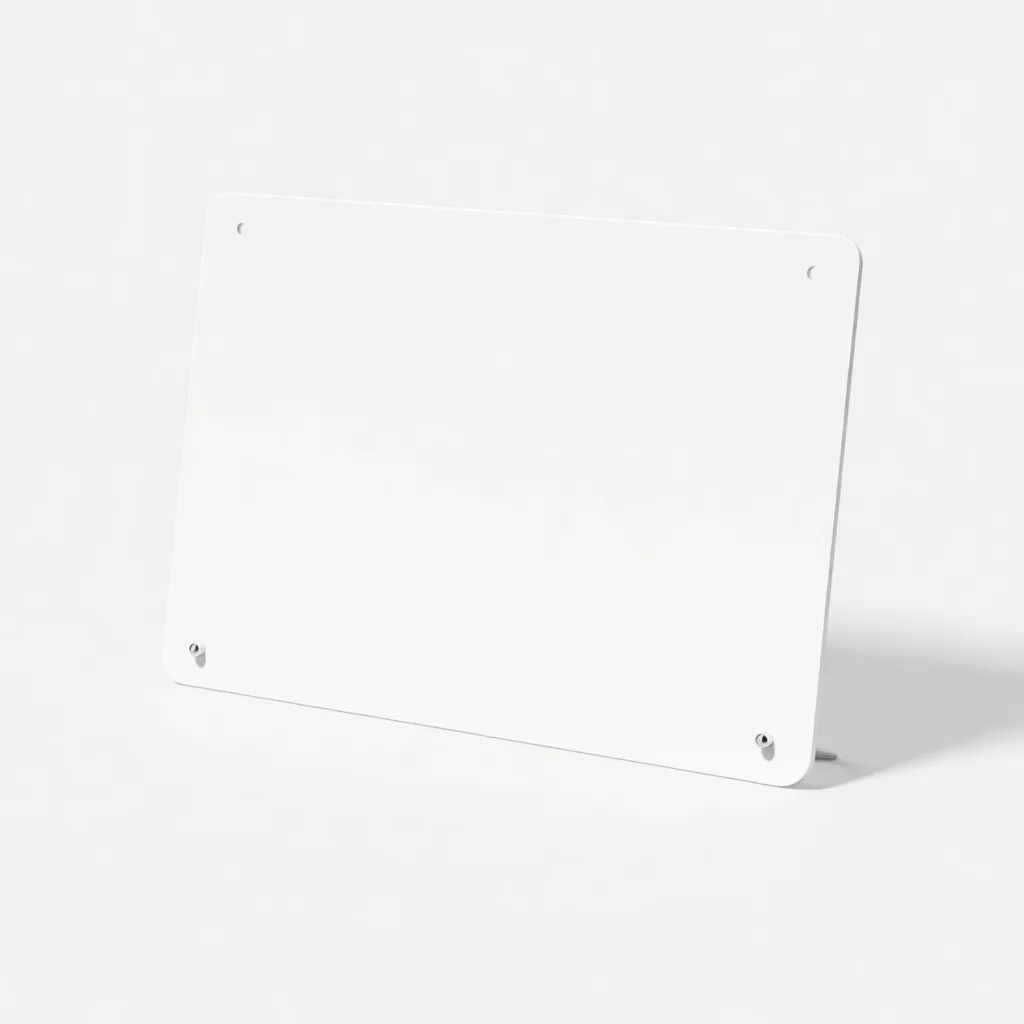 Metal Iron Message Board Double Sided Desktop Mini Whiteboard Note Board For Office Home Black White Vertical Horizontal