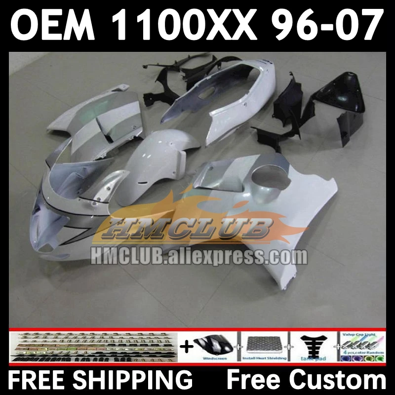 Blackbird For HONDA CBR1100 XX CBR1100XX 85No.17 CBR 1100XX 1996 1997 1998 repsol white 1999 2000 01 02 03 04 05 06 07 Fairings