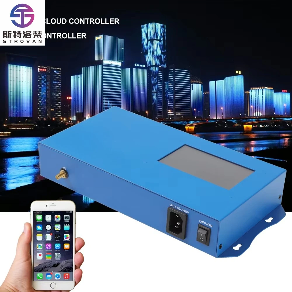 P804 8 Port DMX 512 Serial SPI signal RDM Decoder Master RGB LED Strip Light Constant Voltage Program Project Controller