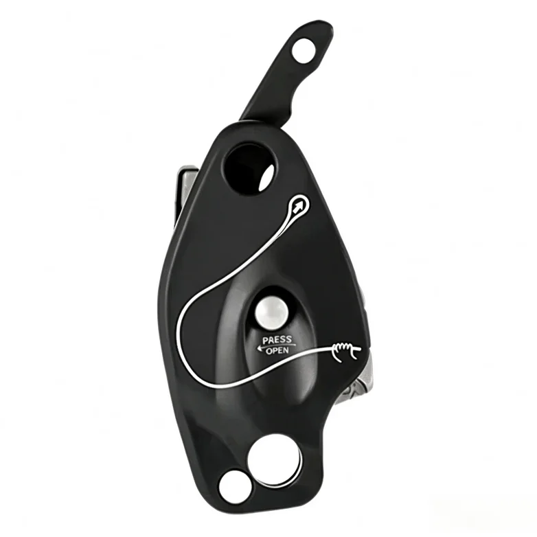 Load 250KG Climbing Descender Clamp Grab for Rescue Climb Accessories High-altitude Work Equipment Descent Device
