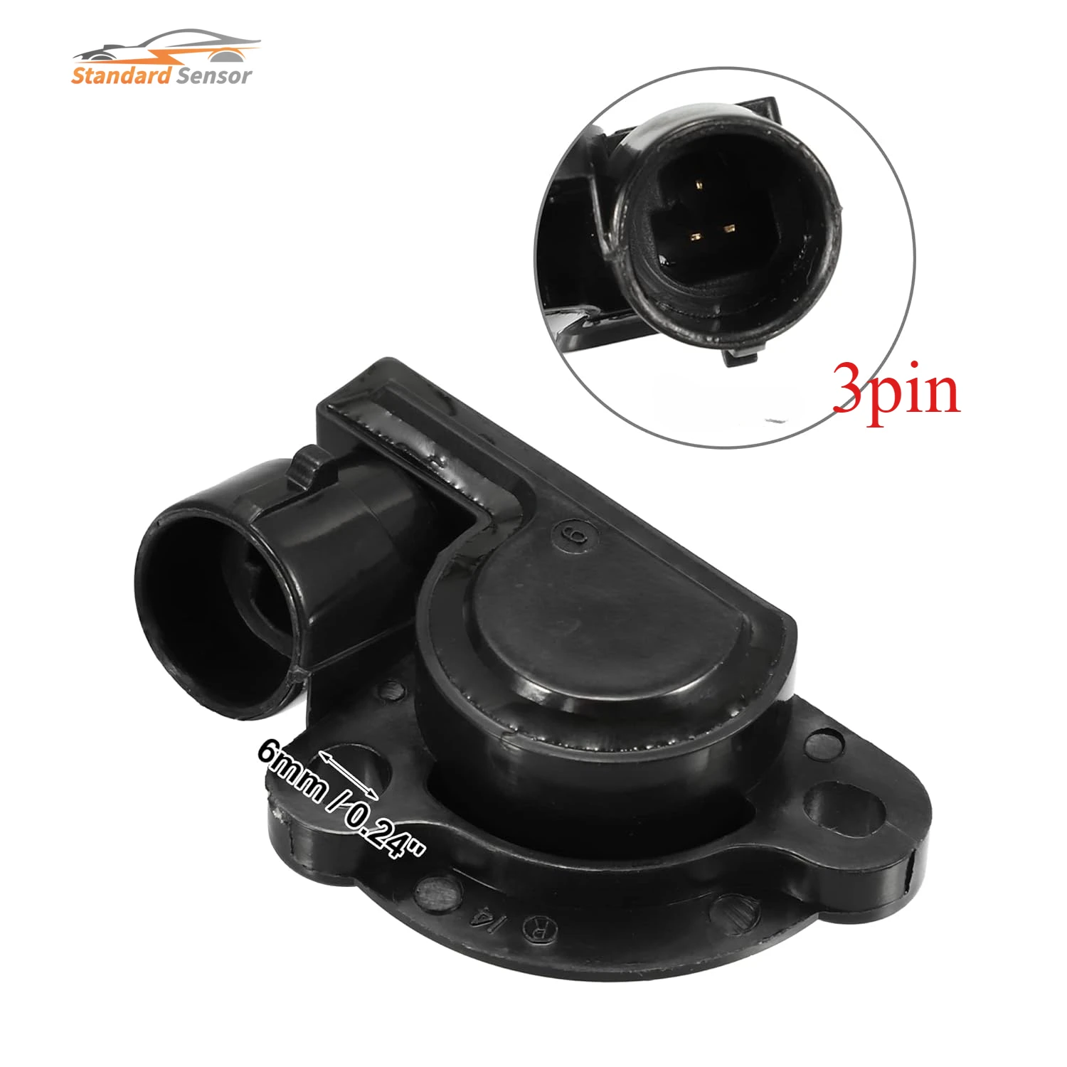 

Throttle Position TPS Sensor 25178872 For Chevrolet Chevy Spark Aveo Base Sedan .6L 1598CC 98Cu. In. l4 GAS Naturally Aspirated