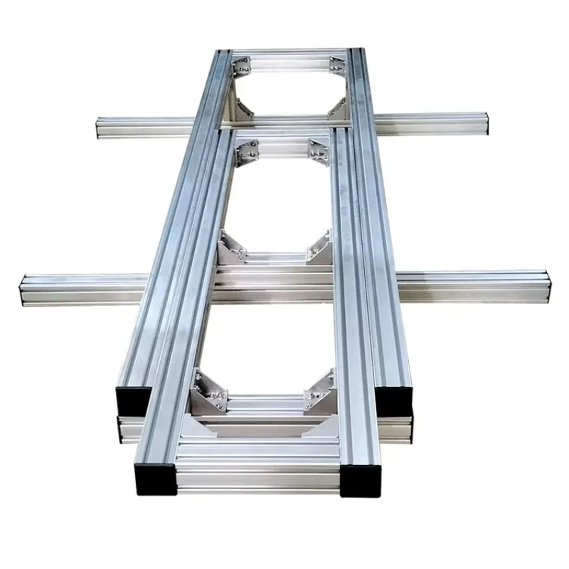 Custom Slot Extrusion Profile  Alu Roof Rack Platform Aluminum Car Roof Basket Stand Duty Cargo Rack Luggage Racks