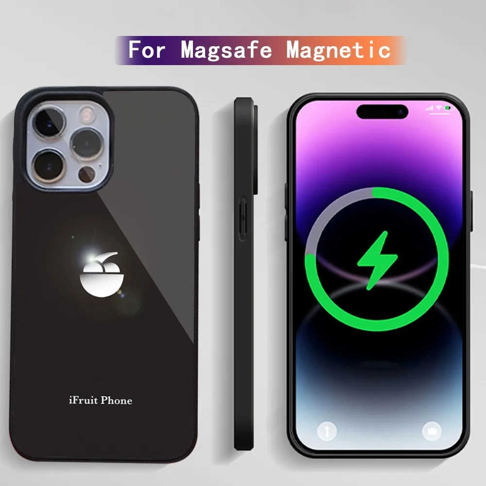حافظة هاتف IFruit من GTA 5 لهاتف iPhone 15 14 13 12 11 Plus Pro Max Magsafe شحن لاسلكي مغناطيسي