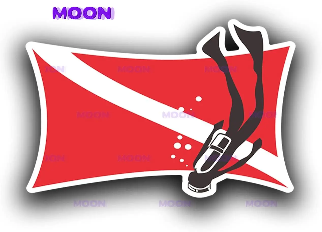 Personalized Scuba Diver Vinyl Decal Sticker Suitable for Car Truck Window Bumper Wall Laptop Skin Vinyl
