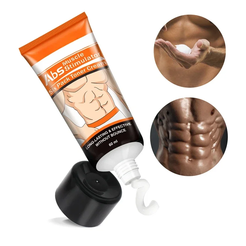 60ml Muscle Strong Powerful Stronger Cream Anti Cellulite Fat Burning Cream Slimming Gel for Abdominals Weight Loss Tool