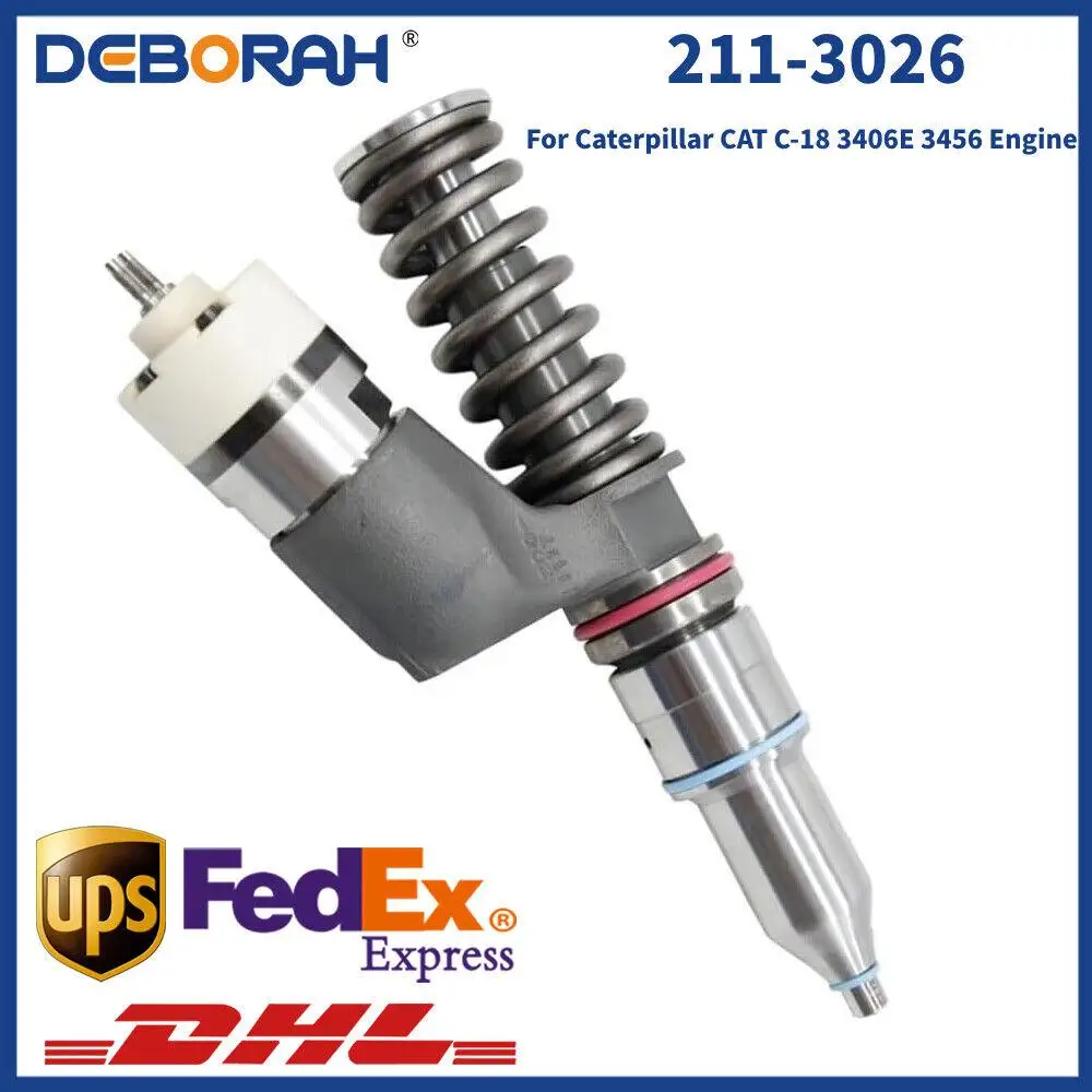 

New Fuel Injector 211-3026 10R-9787 For Caterpillar CAT C-18 3406E 3456 Engine