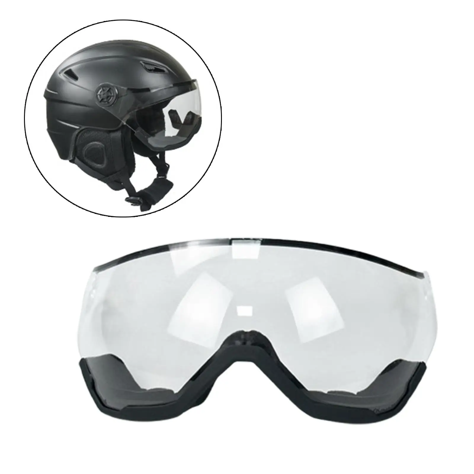 

Helmets Visor Replacement Lens Sturdy Protection for Adults Anti Fog Snow