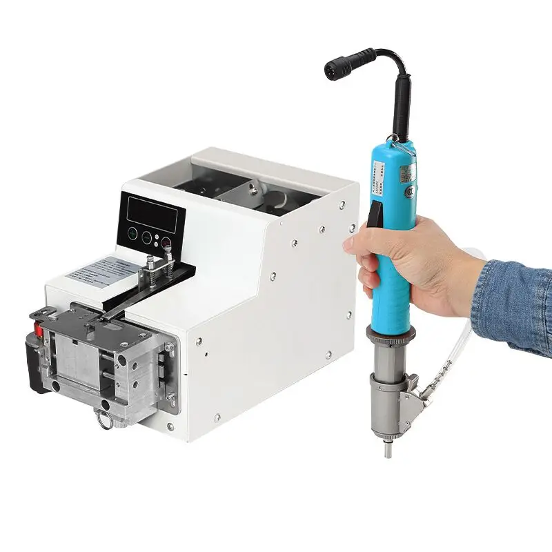 Portable Automatic Screw Feeder Machine Adjustable Torque Handheld Pneumatic Screwdriver Screw Conveyor Screw Driver with Feeder