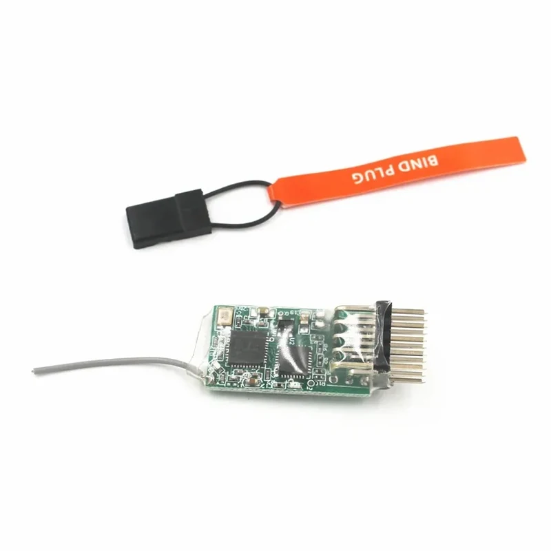 4100E 2.4GHz 4Ch Receiver DSM2 MICRO FULL RANGE +800m 4100x RC Airplane For  JR/SPEKTRUM Transmitter