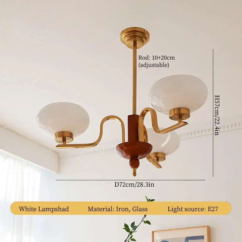 Vintage Bauhaus Hanglampen Wit Kleur Glas Kroonluchters Voor Slaapkamer Woonkamer Keuken Home Decor Crème Hanglamp