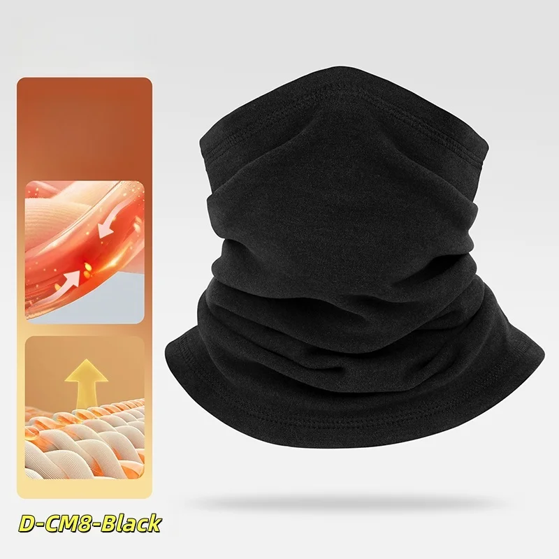 

Winter Neck Warmer Cycling Mask Multi Functional Scarf Cover Outdoor Windproof Cold Proof Motorcycle Skiing Fishing Men Women