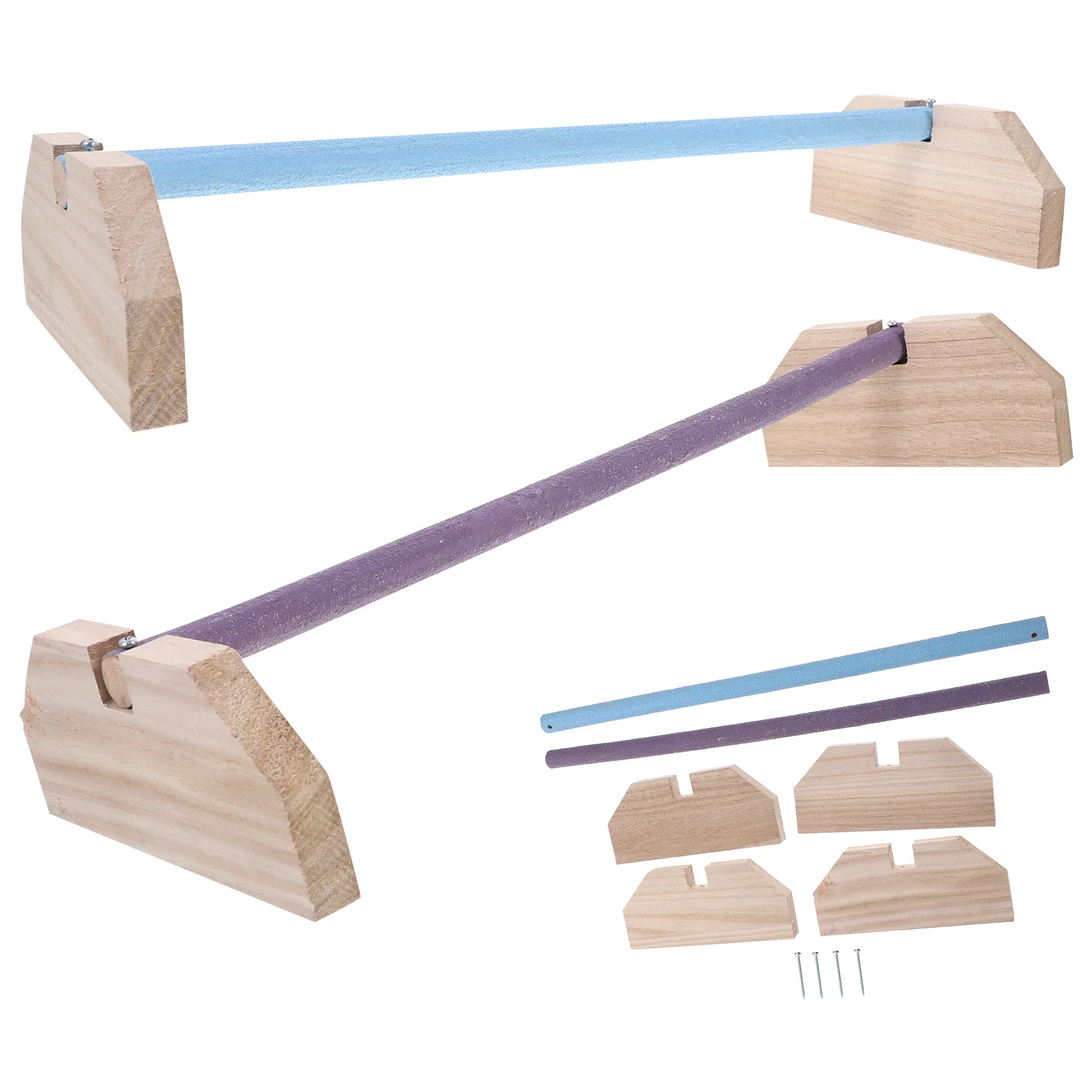 

Parrot Stand Hen Standing Frame Bird Stick Farm Activity Rod Perch Chicken Toy Pet Cage Balance Balancing Cages