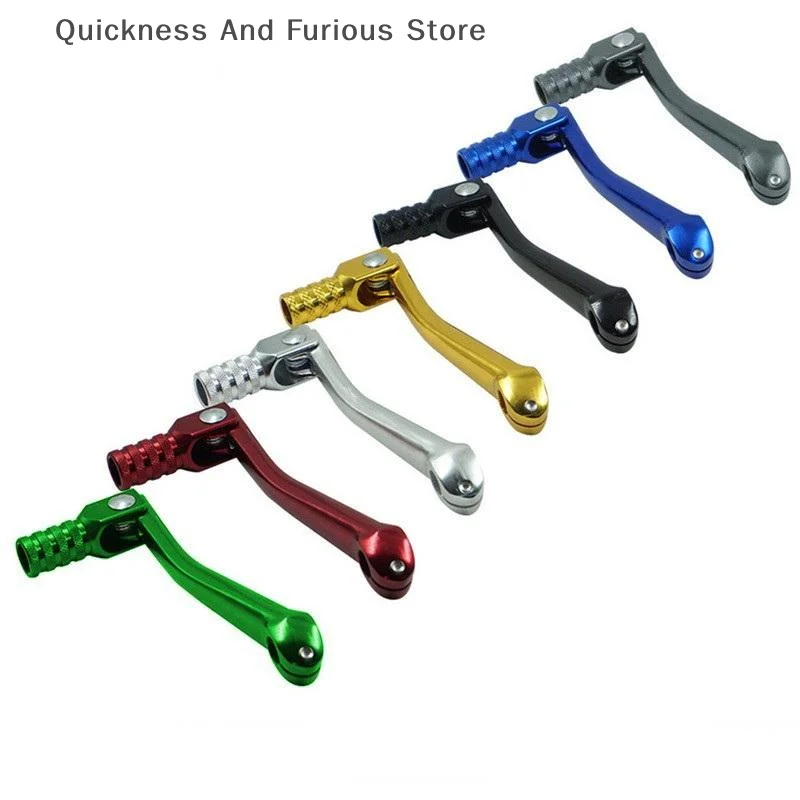 

【MO】1 шт. мотоциклетный складной алюминиевый рычаг переключения передач, универсальный 10-11 мм для 50/110/125/150/250cc ATV Dirt Bike Pit Bikes