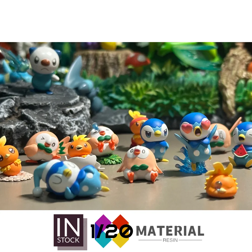 

[В наличии] 1/20 Смола Scale World [KIPI] Rowlet & Piplup