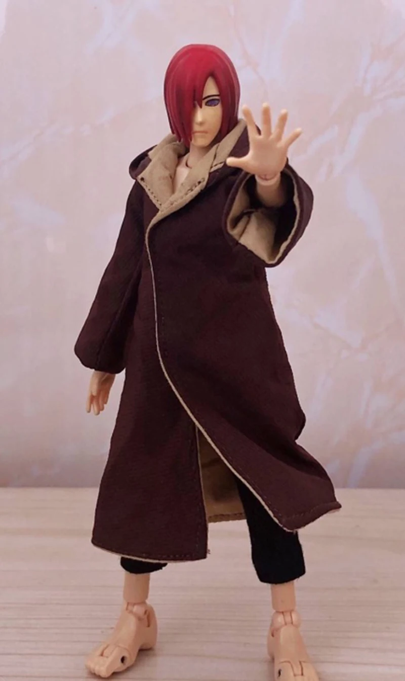 In vendita 1/12 Japan Comics Long Robe Xiao Pao Coat Pant No Body Fit 6 pollici SHF Ant Action Figures da collezione