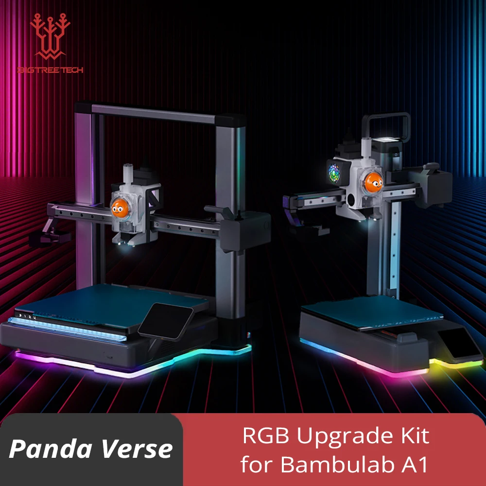 

Комплект обновления BIGTREETECH Panda Verse RGB, украшение, состояние освещения и звуковые оповещения для 3D-принтера серии Bambu Lab A1