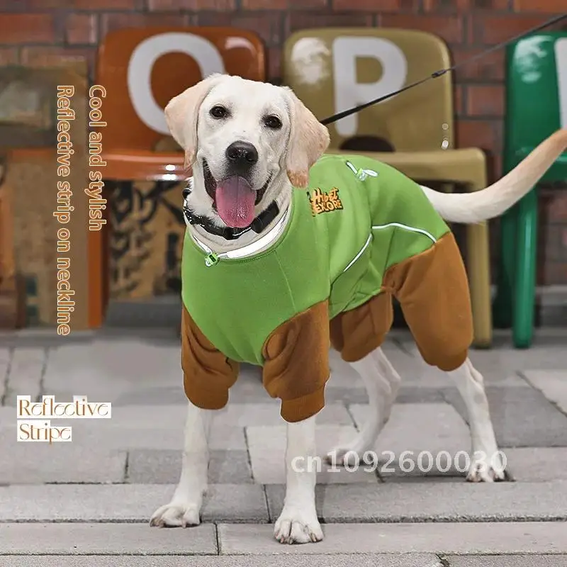

HOOPET Dog Clothes Fall and Winter Four-legged Large Dogs Models Winter Hair Winter Labrador Winter Collie Sweater Border Golden