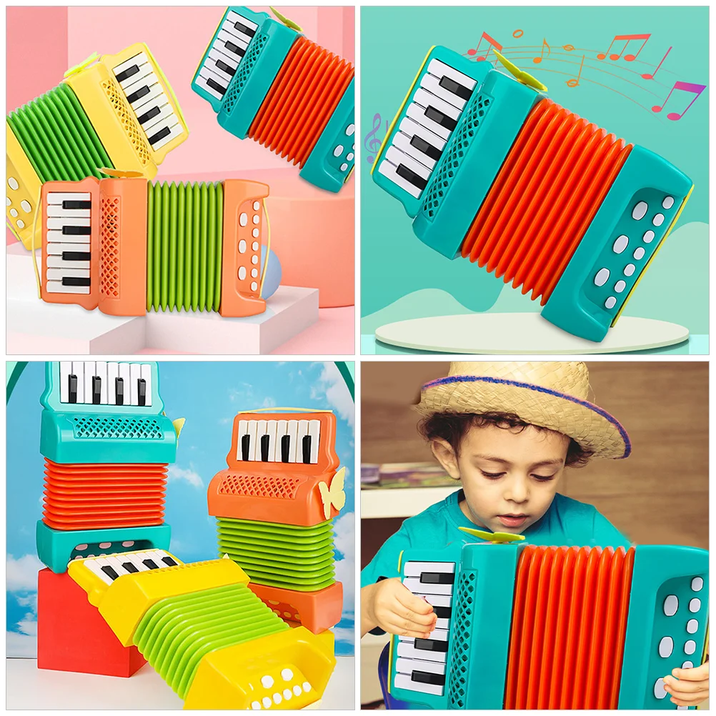 Children's Accordion Kids Instrument Music Beginner Hand Drawn Preschool Musical