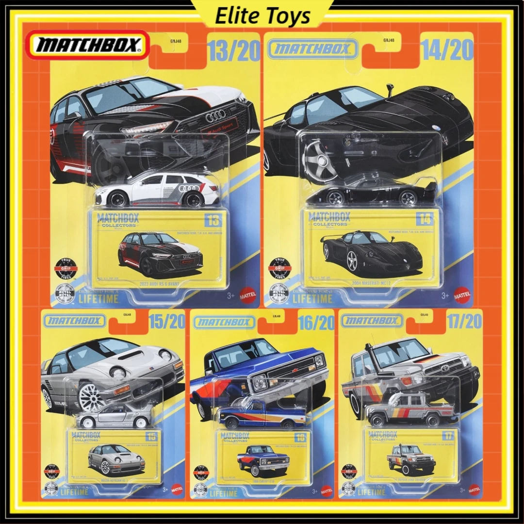 Matchbox Collectors Nuevo Lote 2026, Modelo de Auto Coleccionable, Audi, Maserati, Mazda, Chevy, Toyota Land Cruiser, Vehículos Fundidos a Presión a Escala 1/64, Regalo