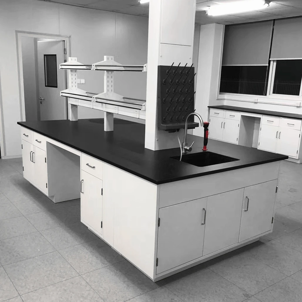 Wide Applicability Lab Center Bench High Quality And Acid And Alkali Resistant Laboratory Bench Long Lifespan