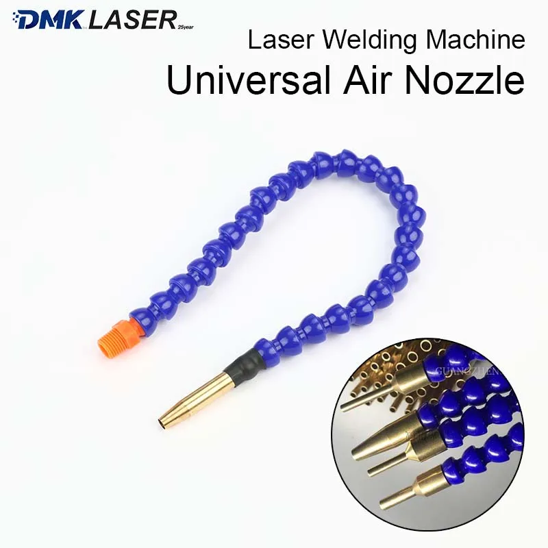 

Laser Welding Machine Air Nozzle Mold Welding Argon Nozzle Universal Copper Head Cooling Air Blowing Pipe 2-point 1/4