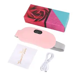 USB Menstrual Uterine Warm Belt For Women Belly Pain Relief 5 Gear Electric Heating Pad Vibration Abdomen Waist Massager Brace