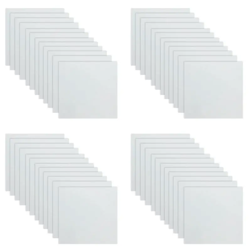 

Premium-48 Sheets 10Mil Mylar Sheet 12 X 12 Inch Milky Translucent PET Blank Stencil Making Sheet (10Mil)