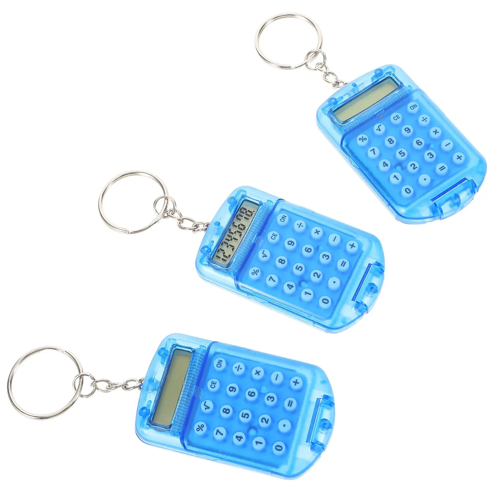 

3pcs Mini Transparent Cartoon Keychain Portable Tiny Things That Actually Work Cute Chocolate Design Tiny Things School Supplies