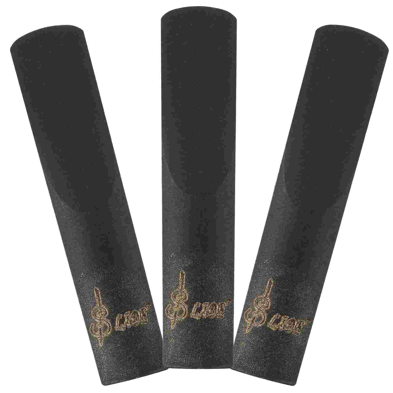 

3 Pcs Reeds for Clarinet Traditional Supplies Durable Part Professional Resin Beginner Replacement Instrument Replacing