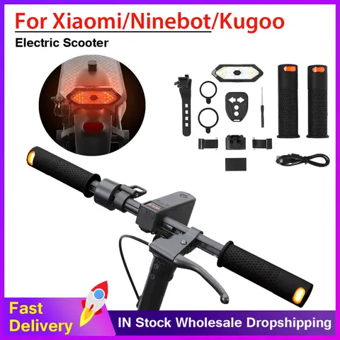 Turn Signal Light Handlebar /Rear Fender Electric Scooter For Ninebot Max G30 G2 G3 G4 F20 F30 F40 F2 F3 ES1 ES2 ES3 E3 E3 Pro