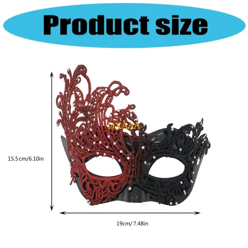 DXAA再利用可能なフレンドリーなプラスチックハーフフェイスカバー女性のための軽量アクセサリー