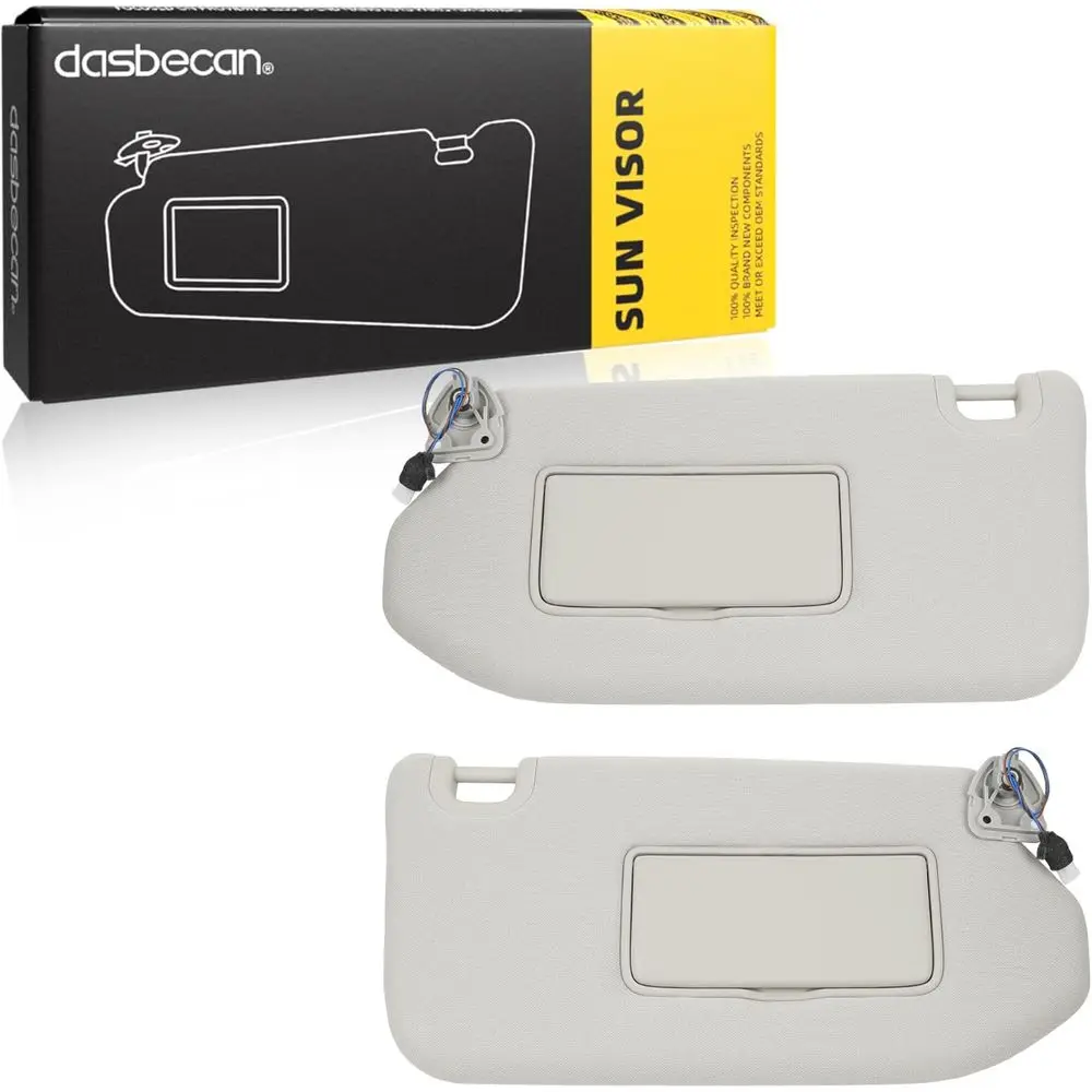 

Pair Sun Visor Compatible with 2013-2018 QX60 2014-2017 JX35 Replaces 96401-9PB0A