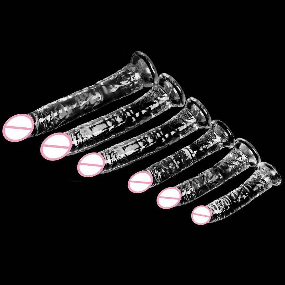 XXXL Jelly Dildo Realistic Penis Suction Cup Dildo Big Dick Female Masturbator Clitoral Stimulator Lesbian Sex Toys For Women view 4